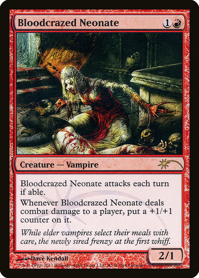 Bloodcrazed Neonate [Wizards Play Network 2011] | HFX Games