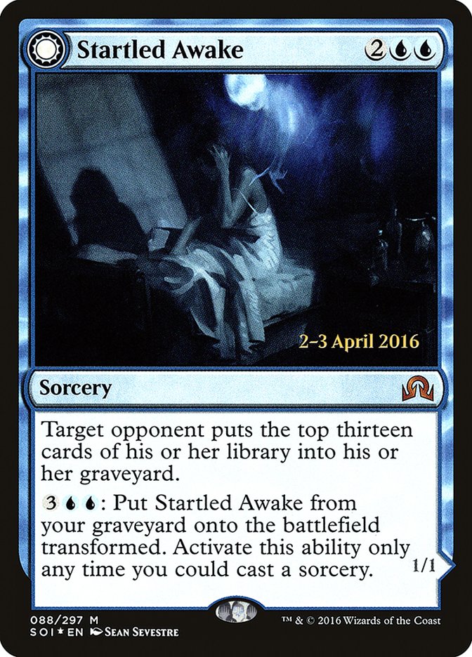 Startled Awake // Persistent Nightmare [Shadows over Innistrad Prerelease Promos] | HFX Games