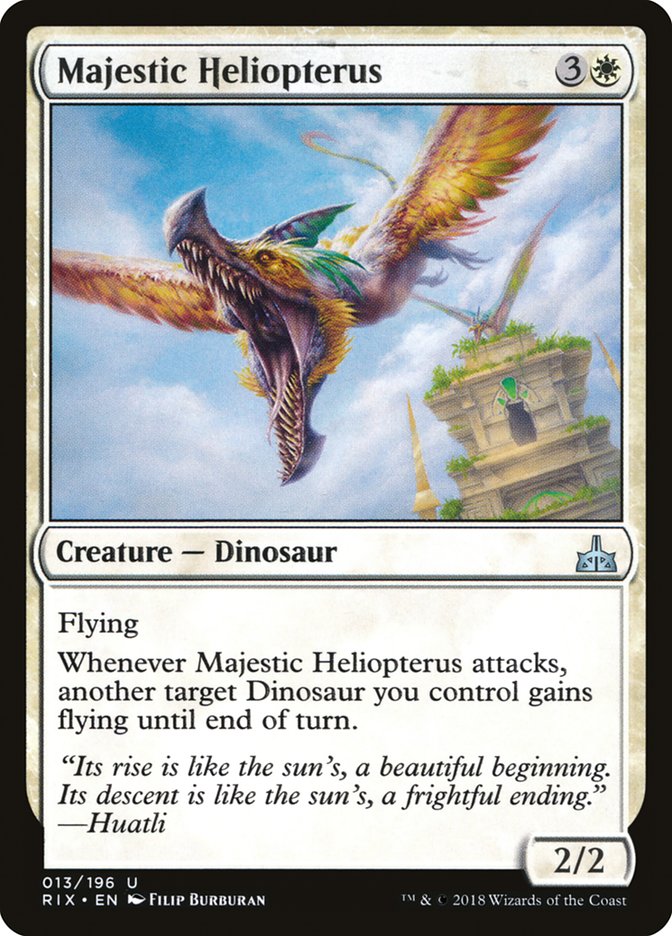 Majestic Heliopterus [Rivals of Ixalan] | HFX Games