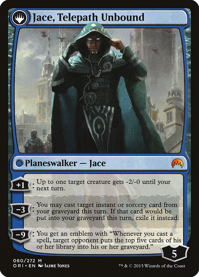 Jace, Vryn's Prodigy // Jace, Telepath Unbound [Magic Origins] | HFX Games