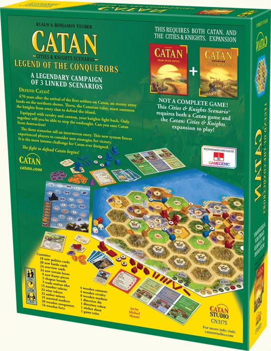 CATAN – Cities & Knights Scenario: Legend of the Conquerors