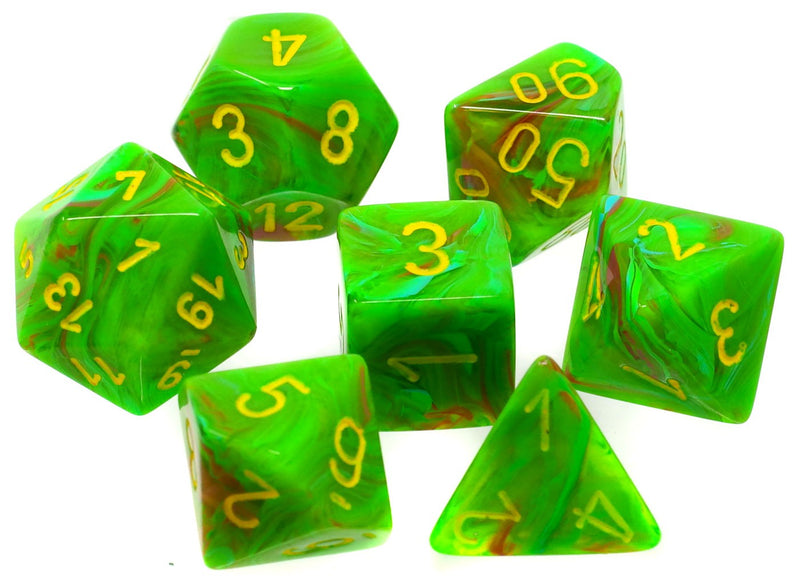 Chessex: Polyhedral Vortex Dice sets