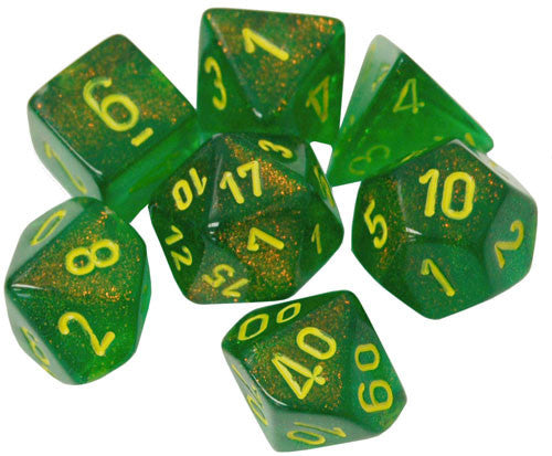 Chessex: Polyhedral Borealis Dice sets