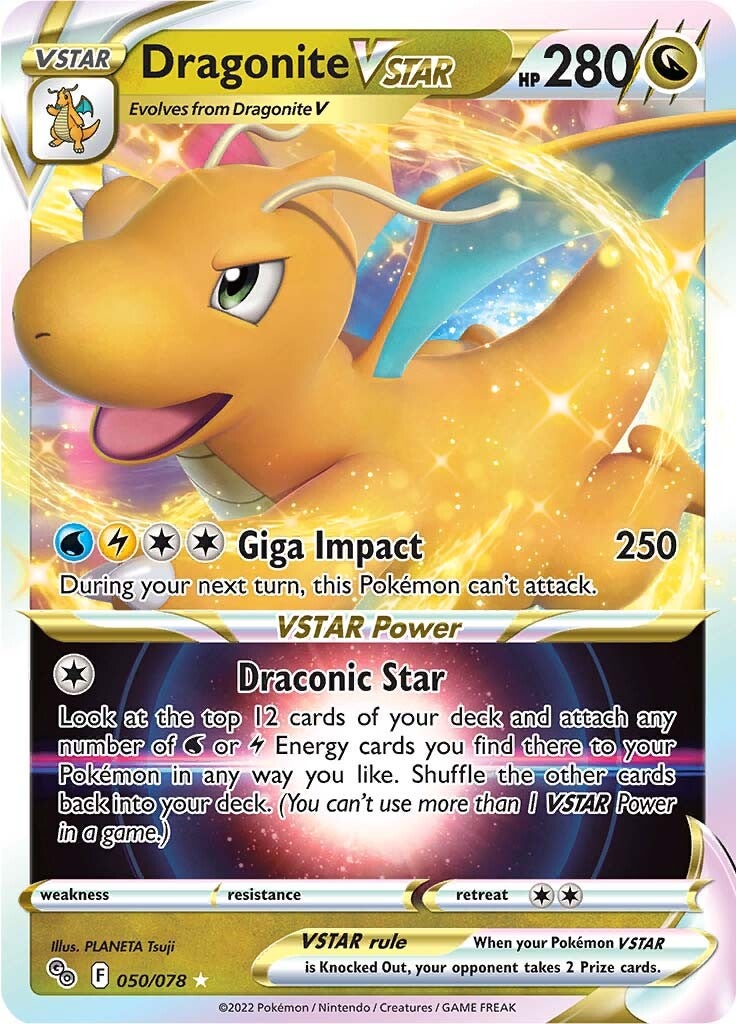 Dragonite VSTAR (050/078) [PokÃƒÂ©mon GO]