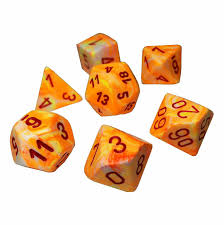Chessex: Polyhedral Festive Dice sets