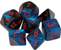 Chessex: Polyhedral Gemini Dice sets