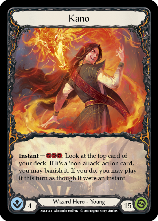 Kano // Kano, Dracai of Aether [ARC114-T // ARC113-T] 1st Edition Normal