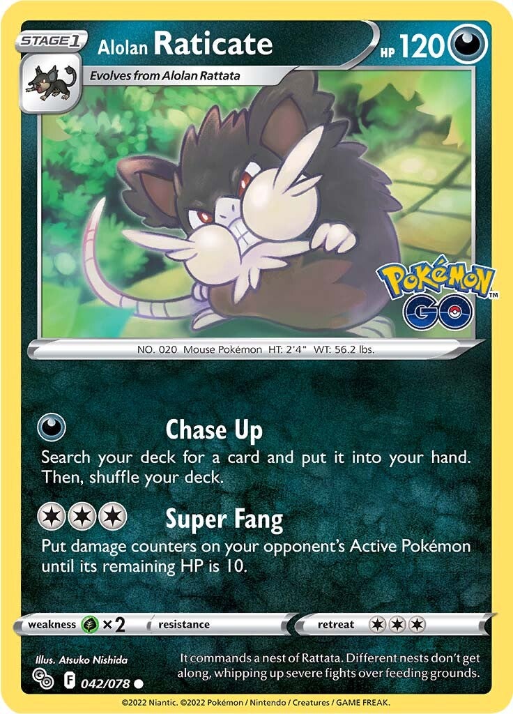 Alolan Raticate (042/078) [PokÃƒÂ©mon GO]