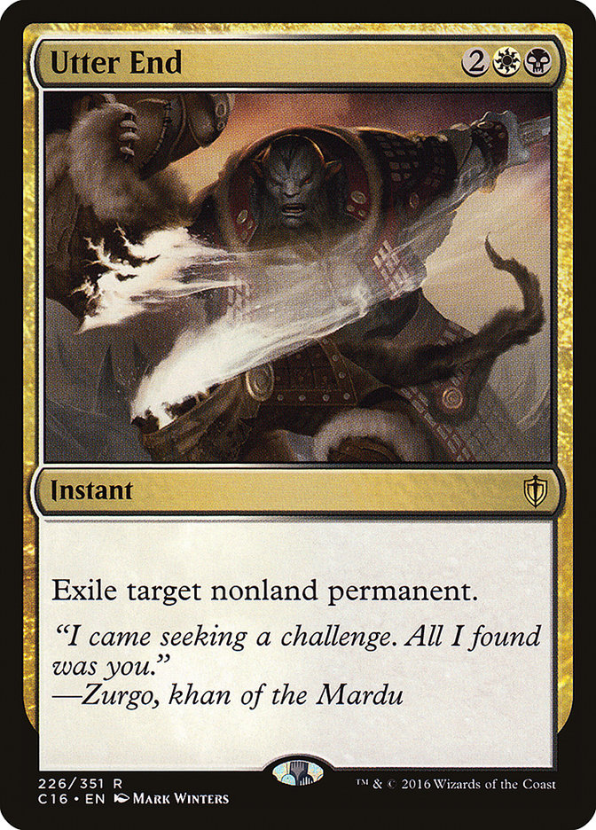 Utter End [Commander 2016] | HFX Games
