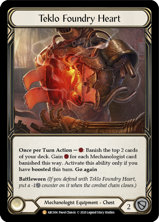 Teklo Foundry Heart [ARC004] Unlimited Edition Rainbow Foil