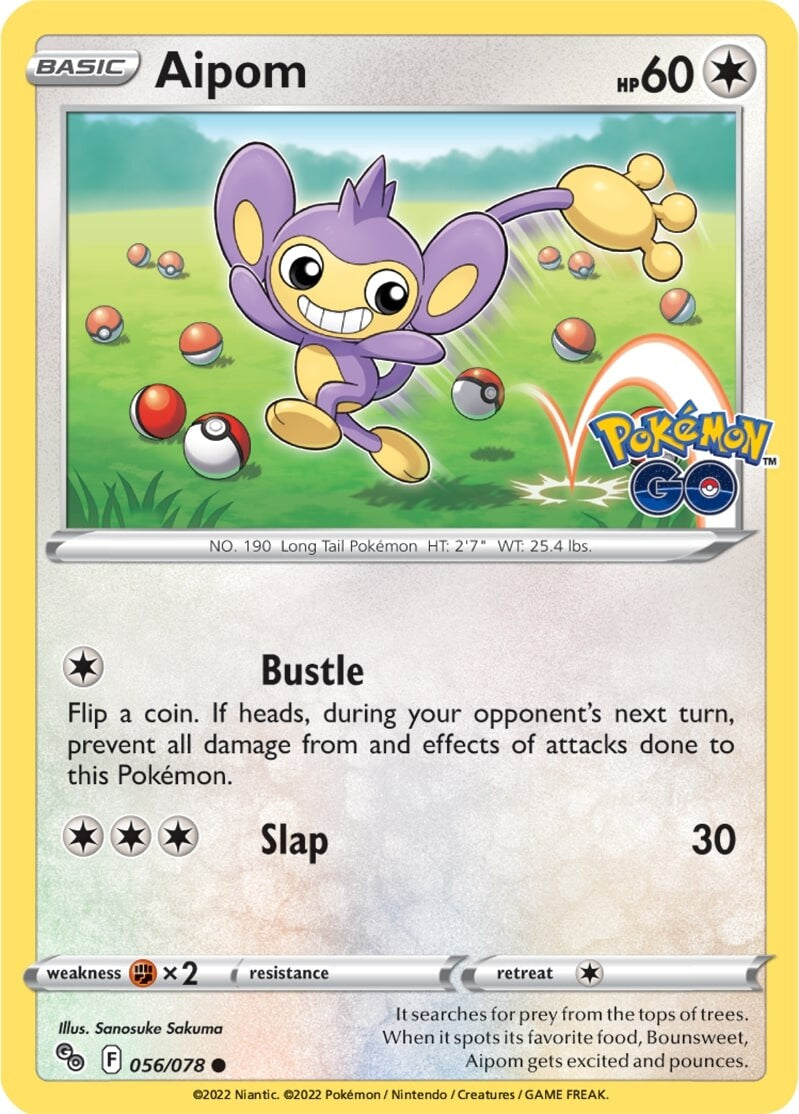 Aipom (056/078) [PokÃƒÂ©mon GO]