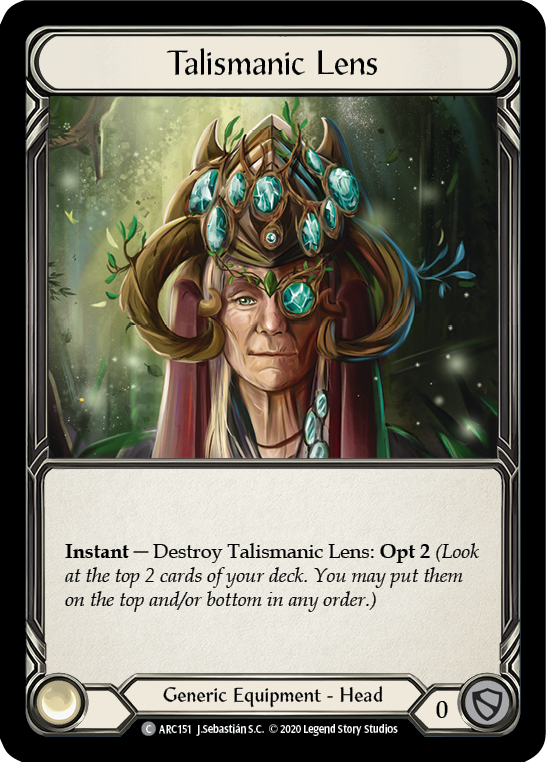 Talismanic Lens [ARC151] Unlimited Edition Rainbow Foil