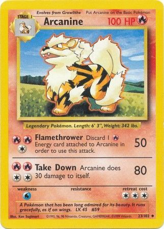 Arcanine (23/102) [Base Set Unlimited]