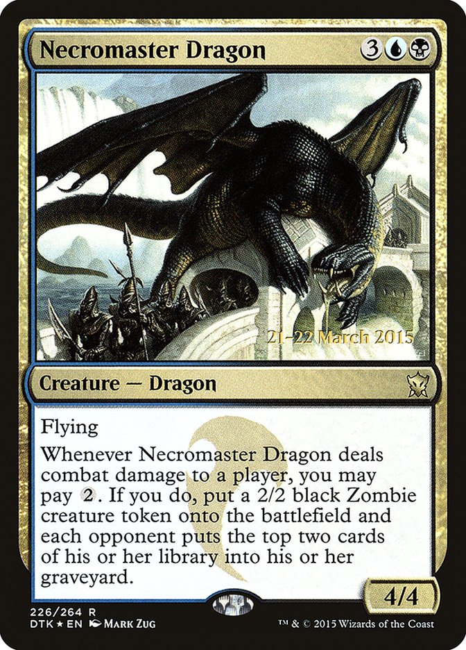 Necromaster Dragon [Dragons of Tarkir Prerelease Promos] | HFX Games