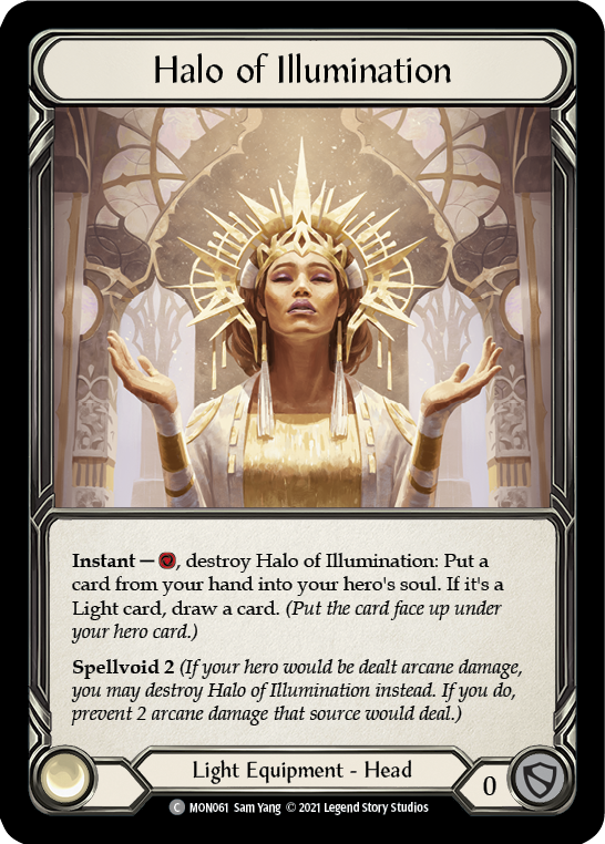 Halo of Illumination (Cold Foil) [MON061-CF] 1st Edition Cold Foil