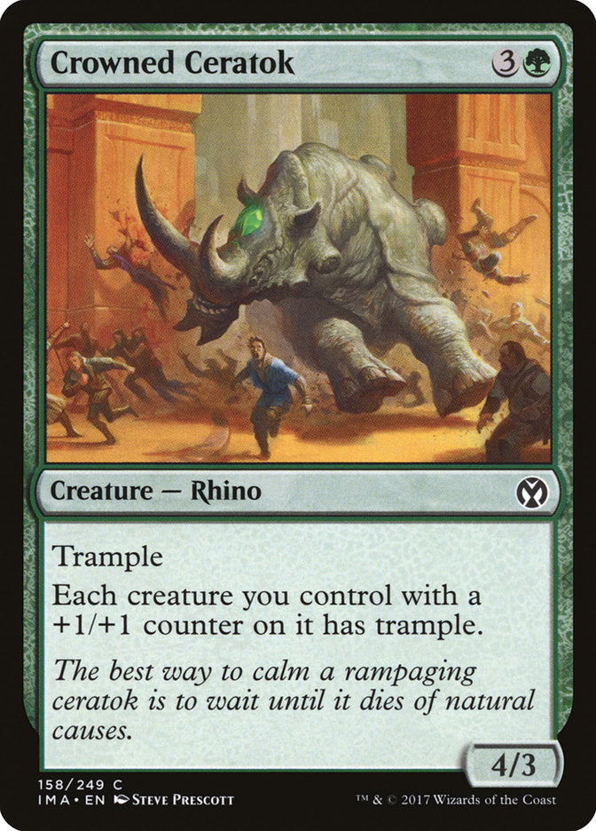 Crowned Ceratok [Iconic Masters] | HFX Games