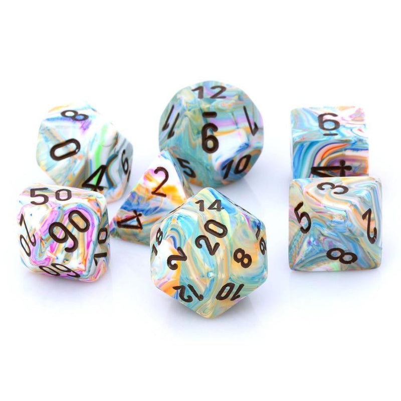 Chessex: Polyhedral Festive Dice sets