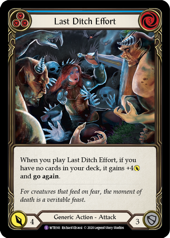 Last Ditch Effort [WTR161] Unlimited Edition Normal