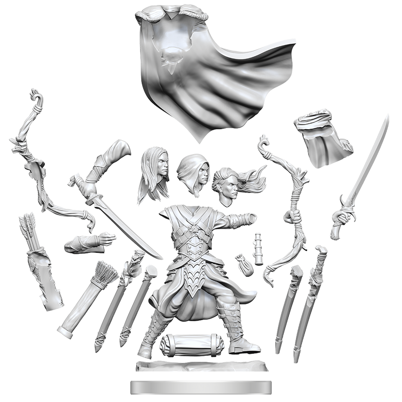 D&D Frameworks Miniatures: Elf Male Ranger