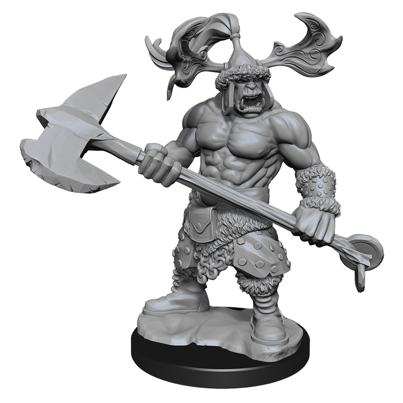 D&D Frameworks Miniatures: Orc Male Barbarian