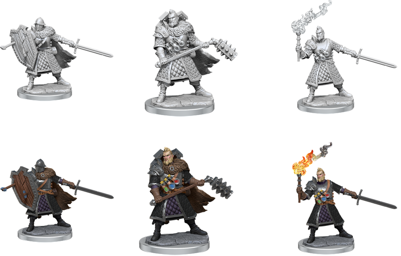 D&D Frameworks Miniatures: Human Male Fighter