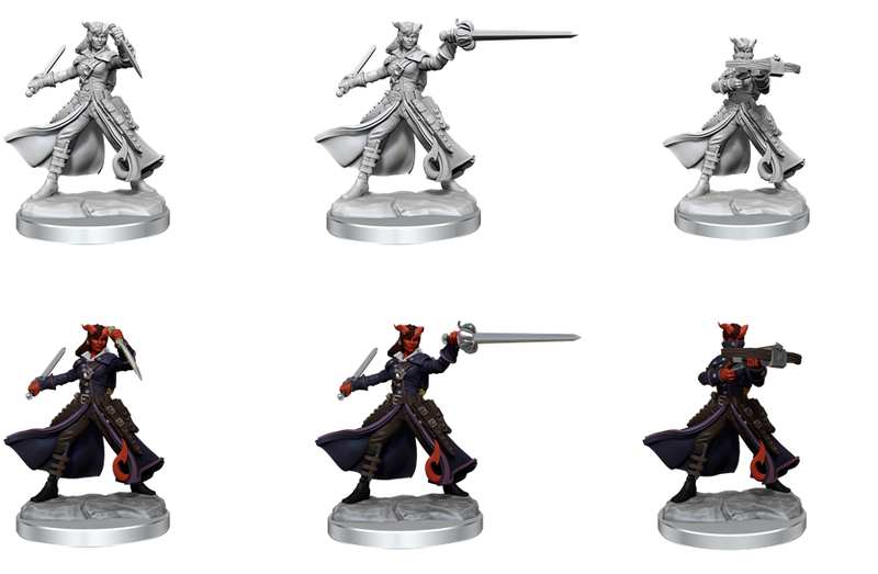 D&D Frameworks Miniatures: Tiefling Female Rogue