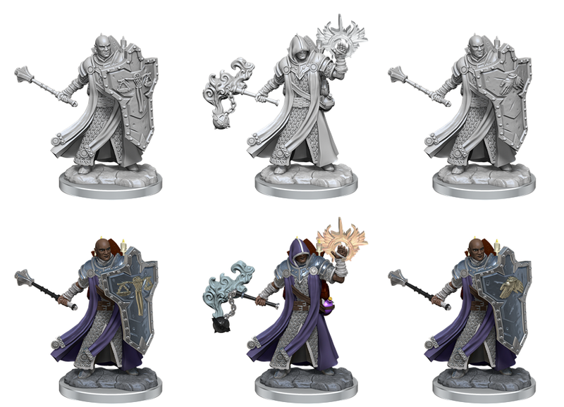 D&D Frameworks Miniatures: Human Male Cleric