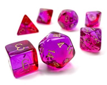 Chessex: Polyhedral Gemini Dice sets