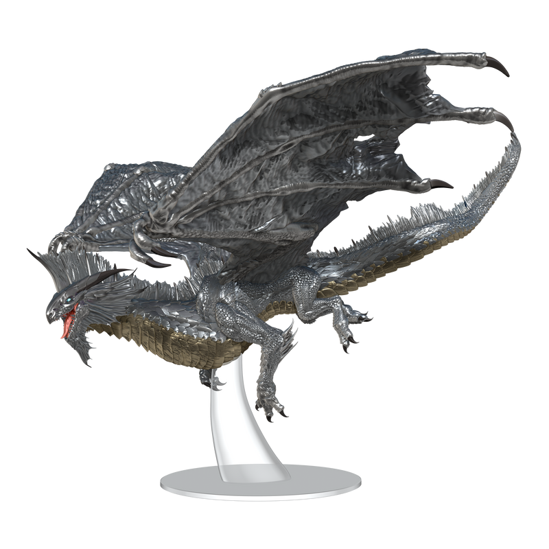 Adult Silver Dragon Premium Figure