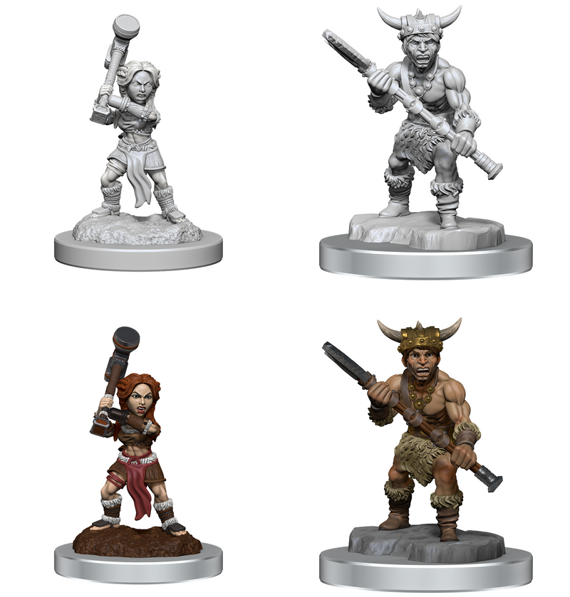 D&D Nolzur's Marvelous Miniatures: Halfling Barbarians