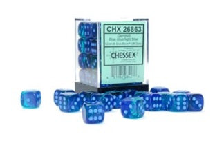 CHESSEX: D6 Gemini DICE SETS - 12mm