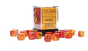 CHESSEX: D6 Gemini DICE SETS - 12mm