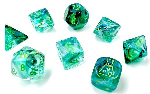 Chessex: Polyhedral Lab Dice Wave 6 Sets