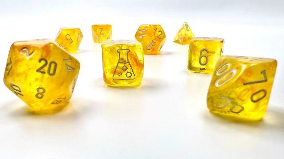 Chessex: Polyhedral Lab Dice Wave 6 Sets