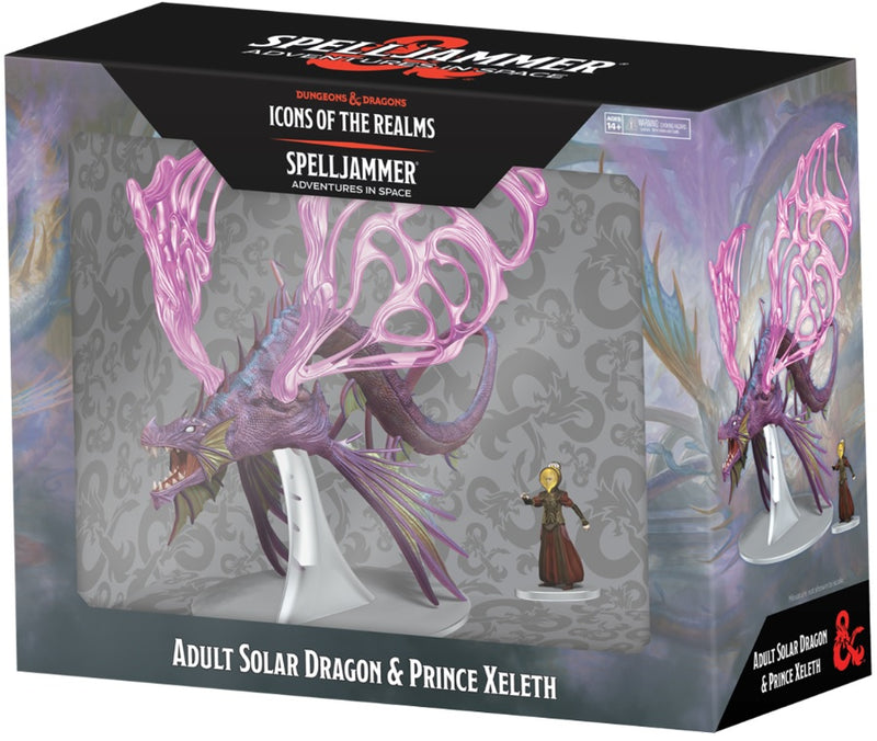 Spelljammer Adventures: Icons of the Realms - Adult Solar Dragon & Prince Xeleth
