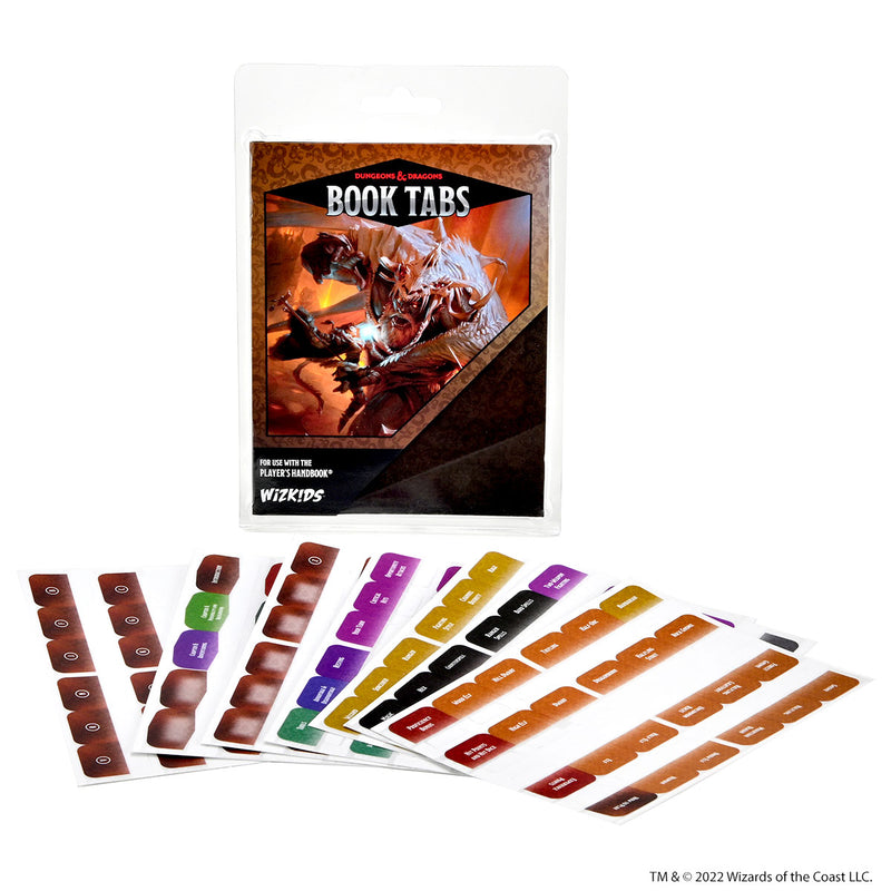 Dungeons & Dragons Player's Handbook Book Tabs
