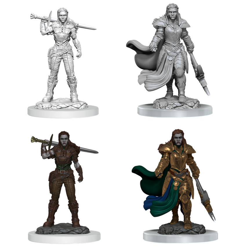 D&D Nolzur's Marvelous Miniatures: Orc Female Fighter