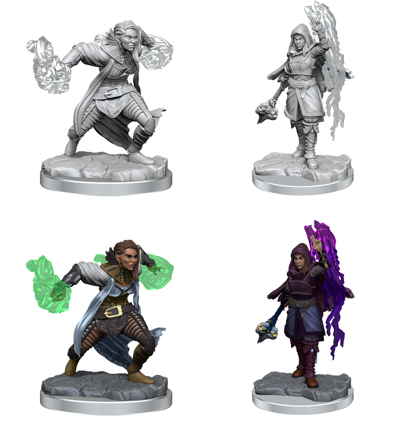 D&D Nolzur's Marvelous Miniatures: Half-Elf Female Warlock