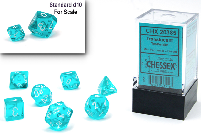 Chessex: Mini-Polyhedral Dice Sets