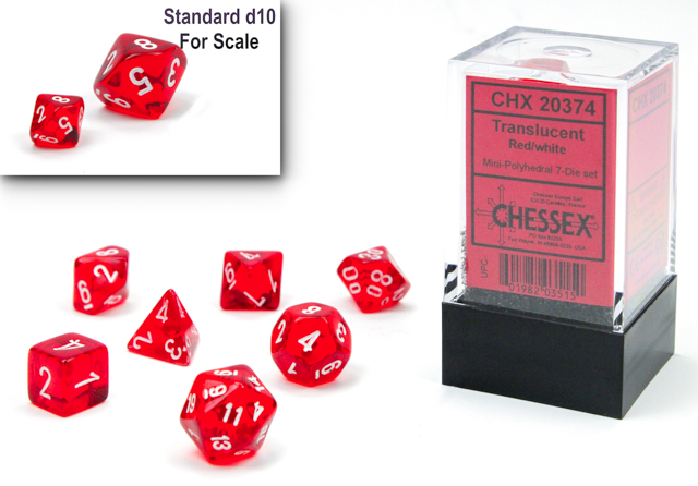 Chessex: Mini-Polyhedral Dice Sets