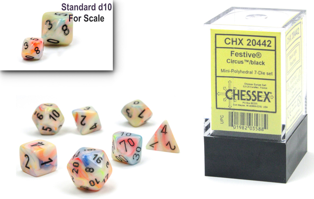 Chessex: Mini-Polyhedral Dice Sets