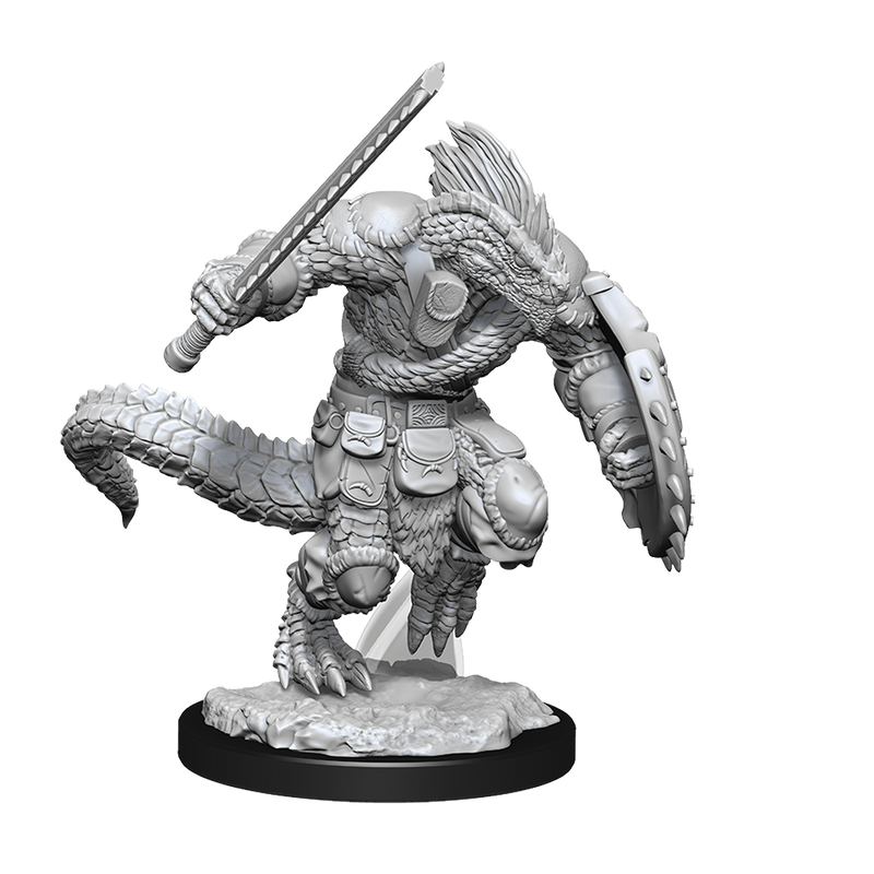 D&D Nolzur's Marvelous Miniatures: Lizardfolk Barbarian & Cleric