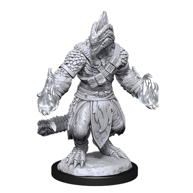 D&D Nolzur's Marvelous Miniatures: Lizardfolk Barbarian & Cleric