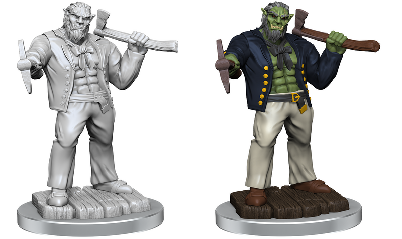 WizKids Deep Cuts Unpainted Miniatures: Ship's Crew