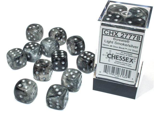 Chessex: D6 Borealis™ LUMINARY Dice Set - 16mm