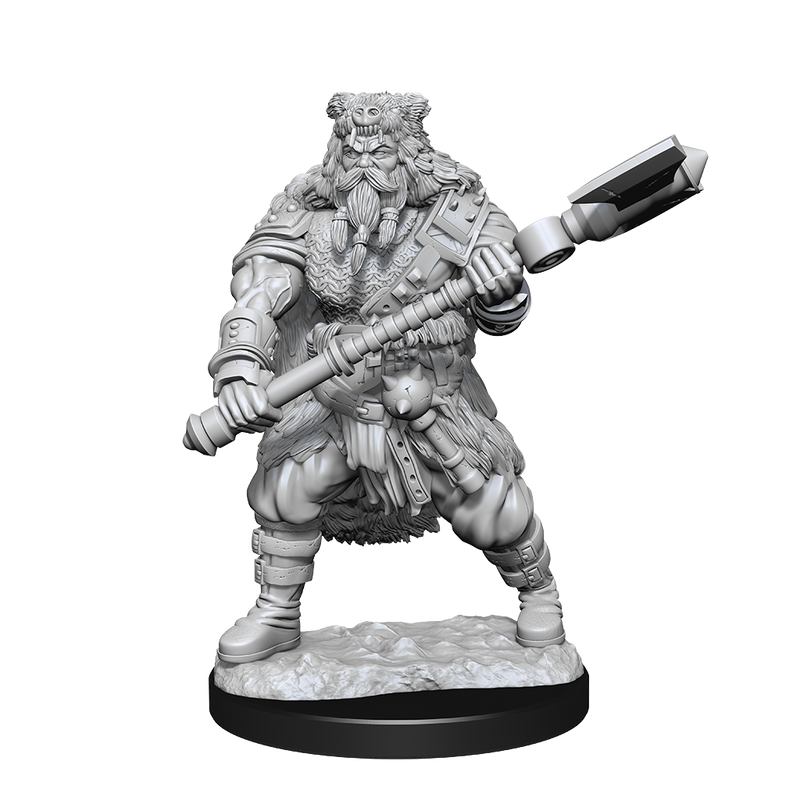 D&D Nolzur's Marvelous Miniatures: Human Male Barbarian