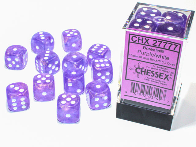 Chessex: D6 Borealis™ LUMINARY Dice Set - 16mm