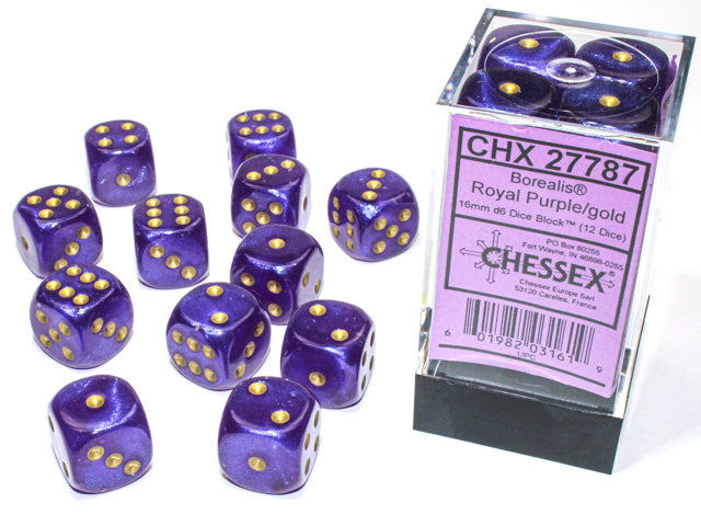 Chessex: D6 Borealis™ LUMINARY Dice Set - 16mm