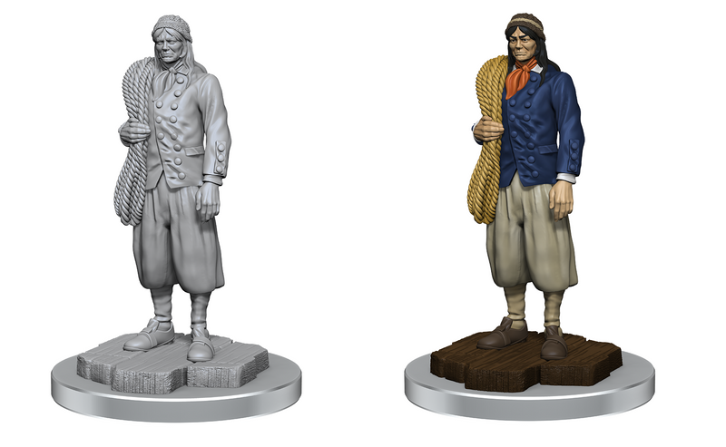WizKids Deep Cuts Unpainted Miniatures: Ship's Crew