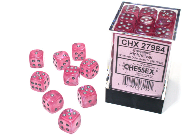 Chessex: D6 Borealis LUMINARY Dice Set - 12mm